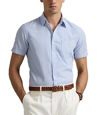 Polo Ralph Lauren RL Prepster Classic Fit Seersucker Short Sleeve Woven Shirt