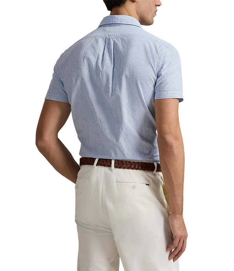 Polo Ralph Lauren RL Prepster Classic Fit Seersucker Short Sleeve Woven Shirt