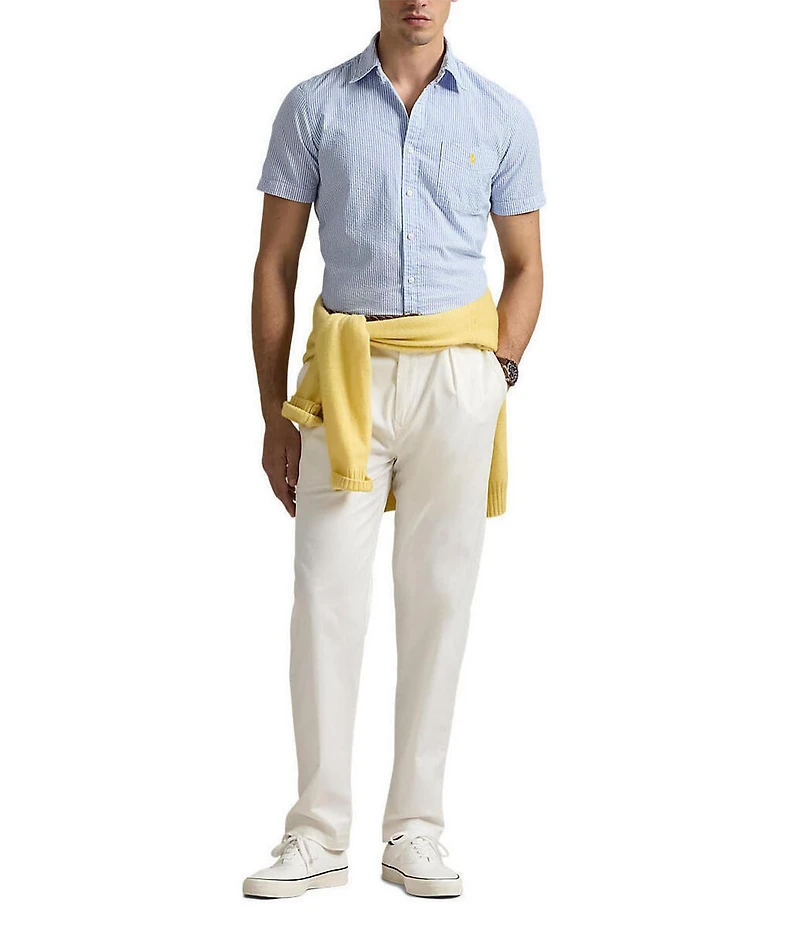 Polo Ralph Lauren RL Prepster Classic Fit Seersucker Short Sleeve Woven Shirt