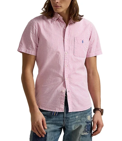 Polo Ralph Lauren RL Prepster Classic-Fit Seersucker Short-Sleeve Woven Shirt