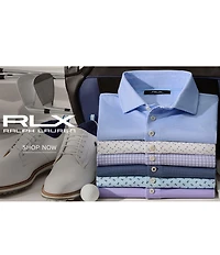 Polo Ralph Lauren RLX Classic Fit Deco Print Performance Stretch Short Sleeve Polo Shirt