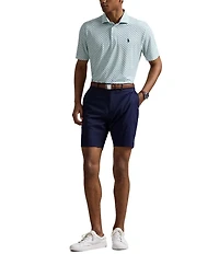 Polo Ralph Lauren RLX Classic Fit Deco Print Performance Stretch Short Sleeve Polo Shirt