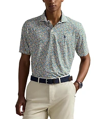 Polo Ralph Lauren RLX Classic Fit Mini Floral Print Performance Stretch Short Sleeve Polo Shirt