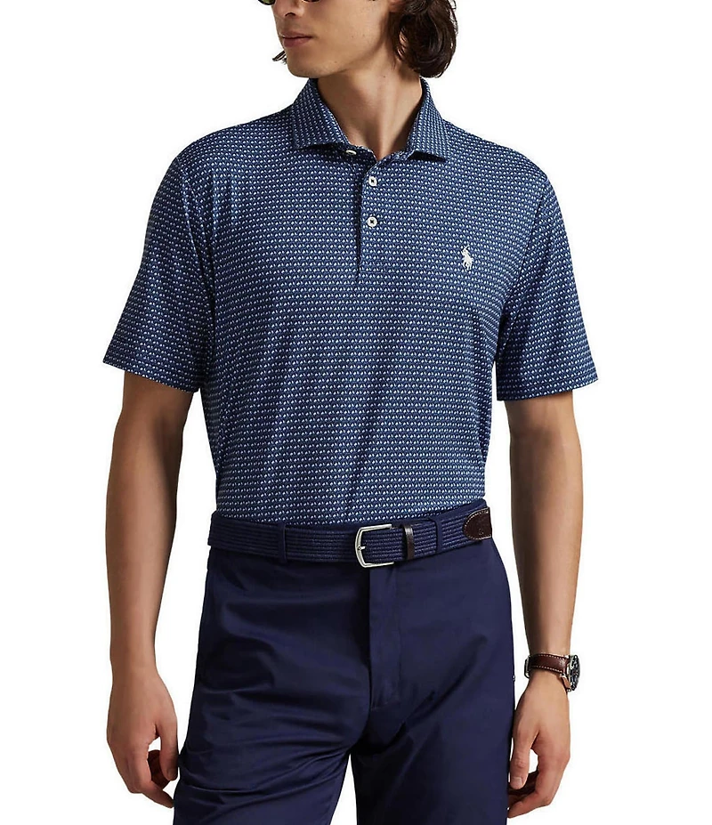 Polo Ralph Lauren RLX Golf Classic Fit Buggy Print Performance Short Sleeve Polo Shirt