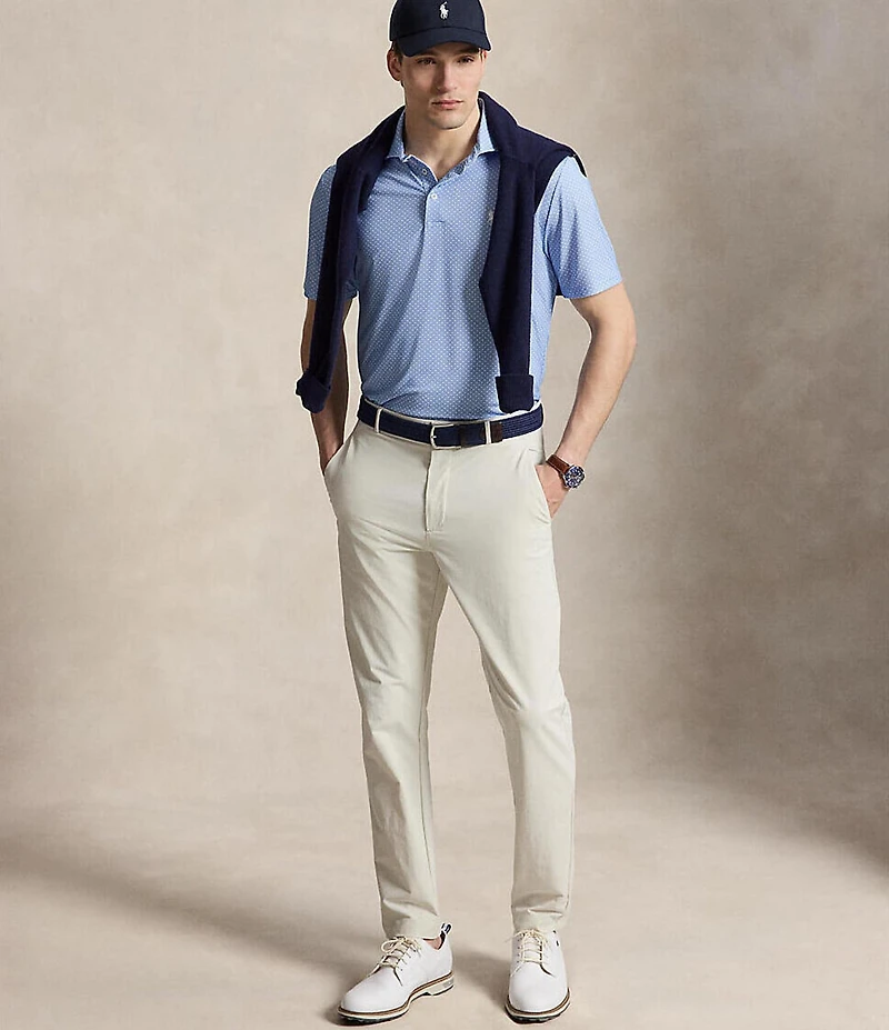 Polo Ralph Lauren RLX Golf Classic Fit Deco Print Short Sleeve Polo Shirt