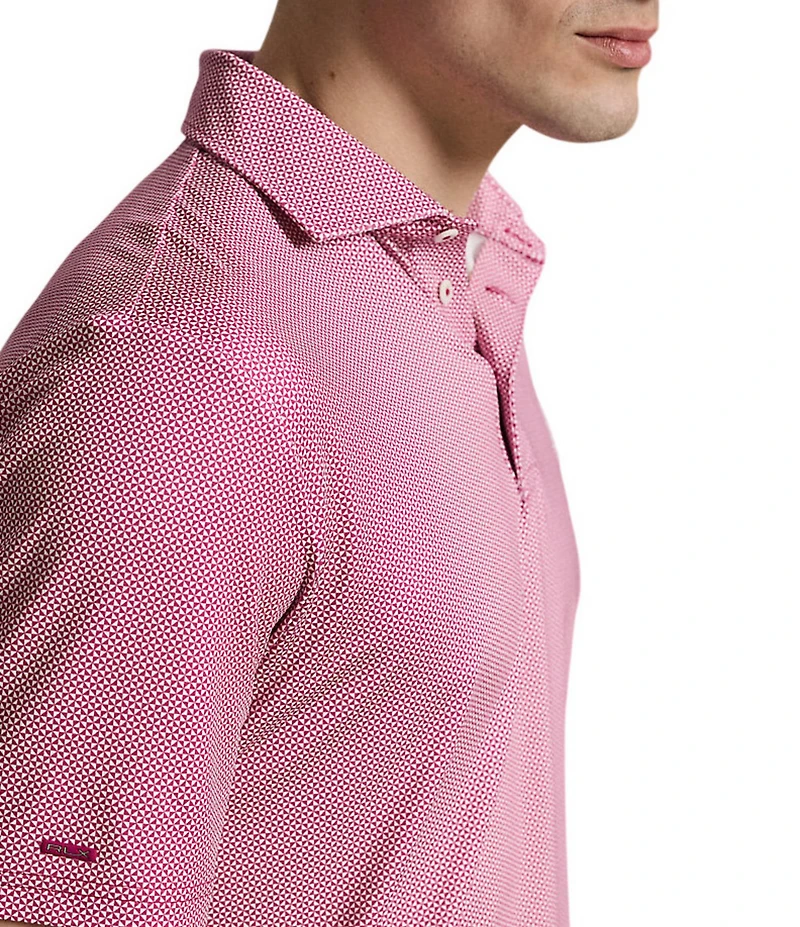 Polo Ralph Lauren RLX Golf Classic Fit Deco Print Short Sleeve Polo Shirt