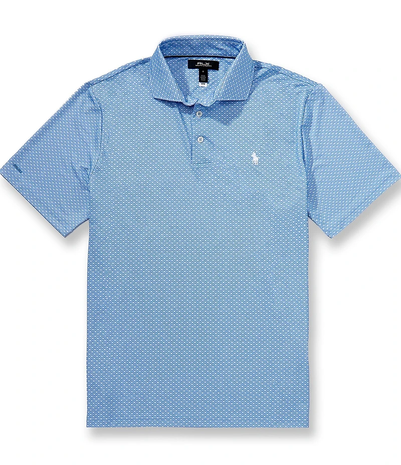 Polo Ralph Lauren RLX Golf Classic Fit Diamond Print Short Sleeve Polo Shirt