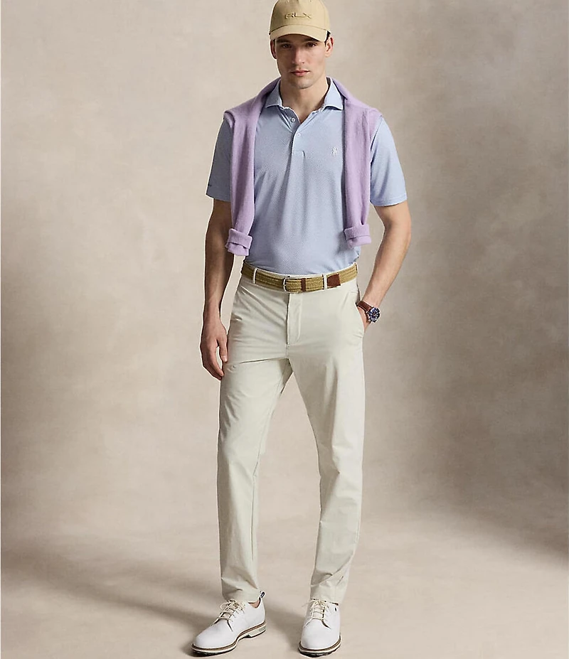 Polo Ralph Lauren RLX Golf Classic Fit Diamond Print Short Sleeve Polo Shirt