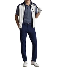 Polo Ralph Lauren RLX Golf Classic Fit Diamond Print Short Sleeve Polo Shirt