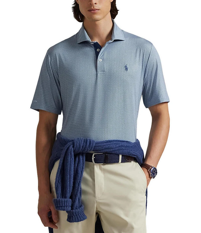 Polo Ralph Lauren RLX Golf Classic Fit Foulard Performance Short Sleeve Polo Shirt