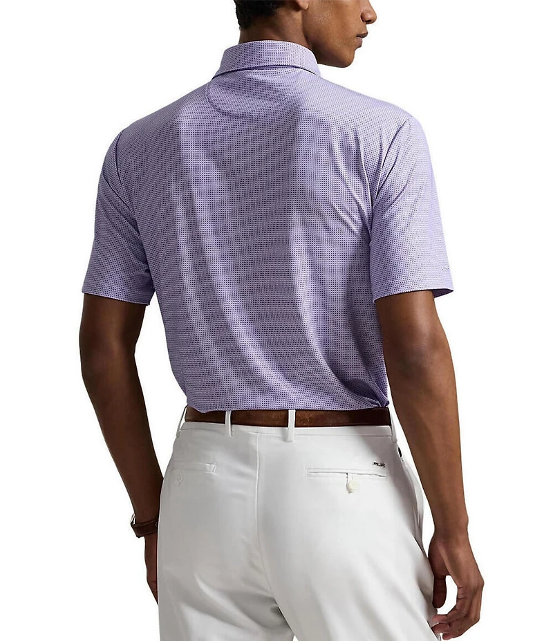 Polo Ralph Lauren RLX Golf Classic Fit Geo Print Performance Stretch Short Sleeve Polo Shirt