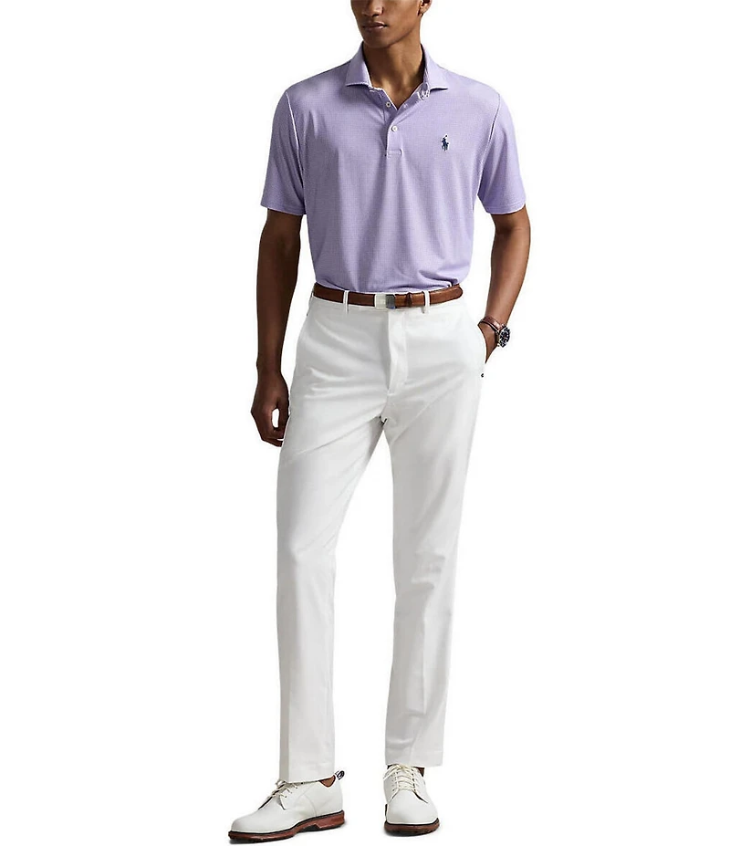 Polo Ralph Lauren RLX Golf Classic Fit Geo Print Performance Stretch Short Sleeve Polo Shirt