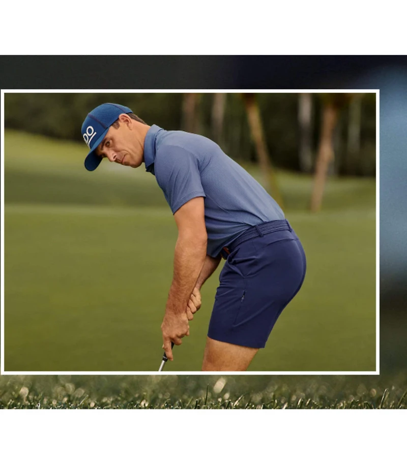 Polo Ralph Lauren RLX Golf Classic Fit Geo Print Performance Stretch Short Sleeve Polo Shirt
