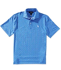 Polo Ralph Lauren RLX Golf Classic Fit Geometric Print Short Sleeve Polo Shirt
