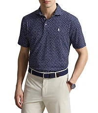 Polo Ralph Lauren RLX Golf Classic Fit Geometric Print Short Sleeve Polo Shirt