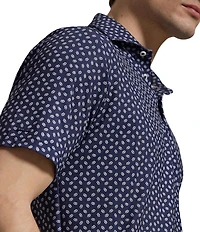 Polo Ralph Lauren RLX Golf Classic Fit Geometric Print Short Sleeve Polo Shirt