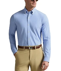 Polo Ralph Lauren RLX Golf Classic Fit Gingham Performance Stretch Long Sleeve Woven Shirt