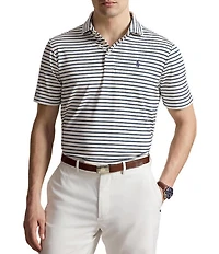 Polo Ralph Lauren RLX Golf Classic Fit Horizontal Stripe Short Sleeve Polo Shirt