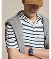 Polo Ralph Lauren RLX Golf Classic Fit Horizontal Stripe Short Sleeve Polo Shirt