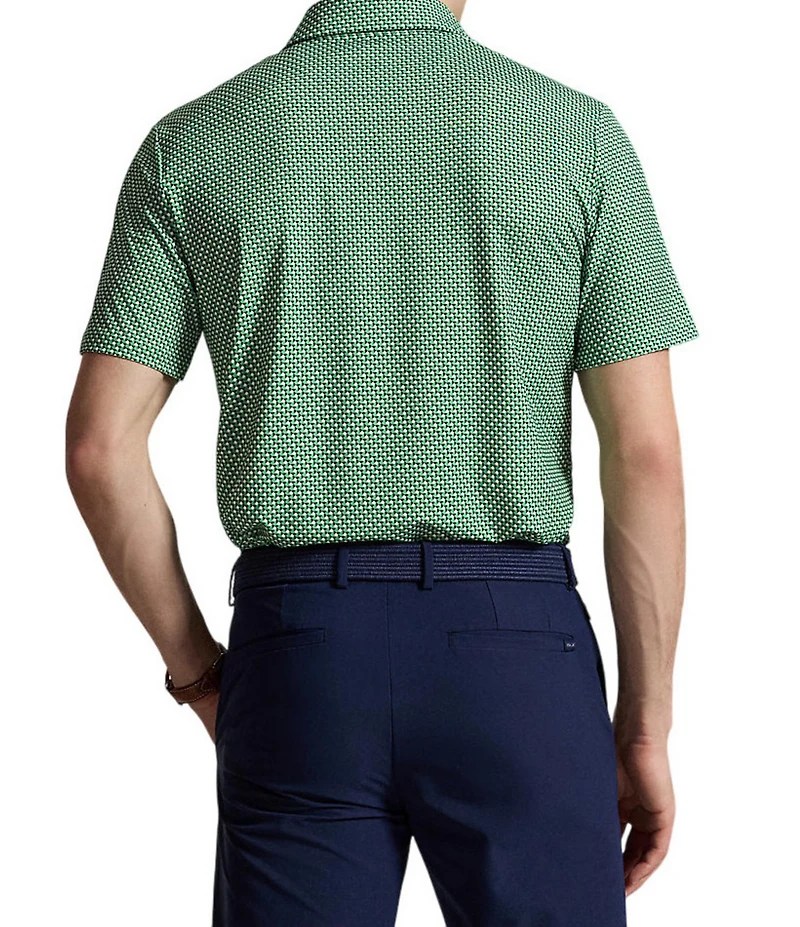 Polo Ralph Lauren RLX Golf Classic Fit Makena Geo Print Short Sleeve Polo Shirt