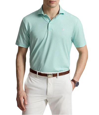 Polo Ralph Lauren RLX Golf Classic Fit Mini Deco Print Short Sleeve Polo Shirt