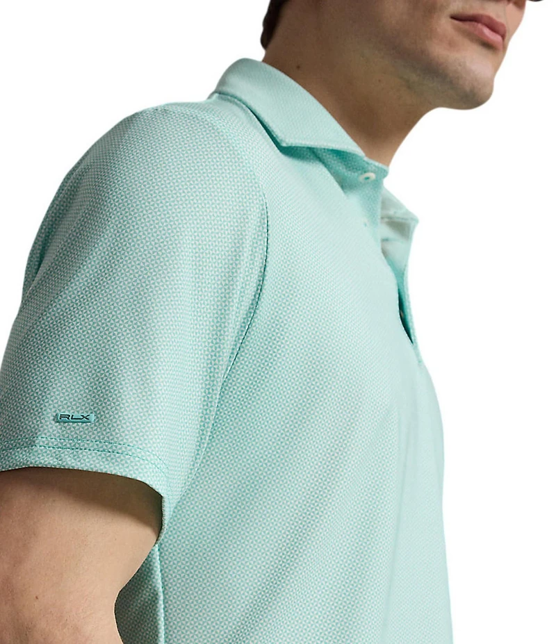 Polo Ralph Lauren RLX Golf Classic Fit Mini Deco Print Short Sleeve Polo Shirt