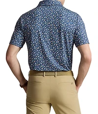 Polo Ralph Lauren RLX Golf Classic Fit Mini Floral Print Short Sleeve Polo Shirt