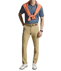 Polo Ralph Lauren RLX Golf Classic Fit Mini Floral Print Short Sleeve Polo Shirt