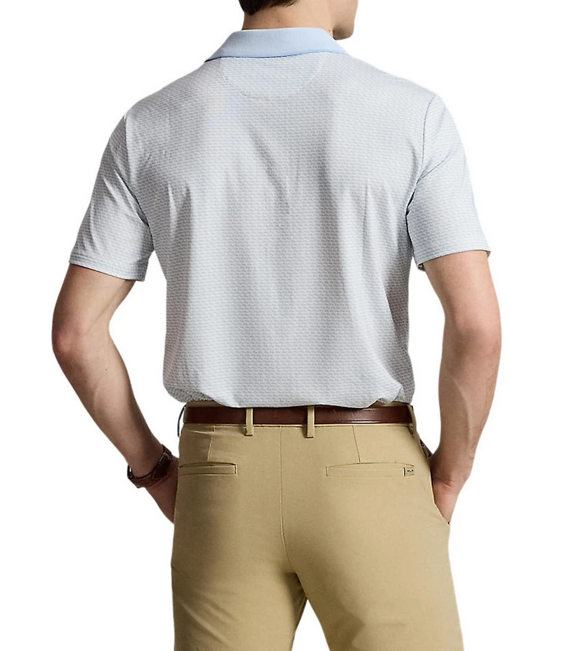Polo Ralph Lauren RLX Golf Classic Fit Mini Print Short Sleeve Polo Shirt