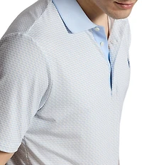 Polo Ralph Lauren RLX Golf Classic Fit Mini Print Short Sleeve Polo Shirt