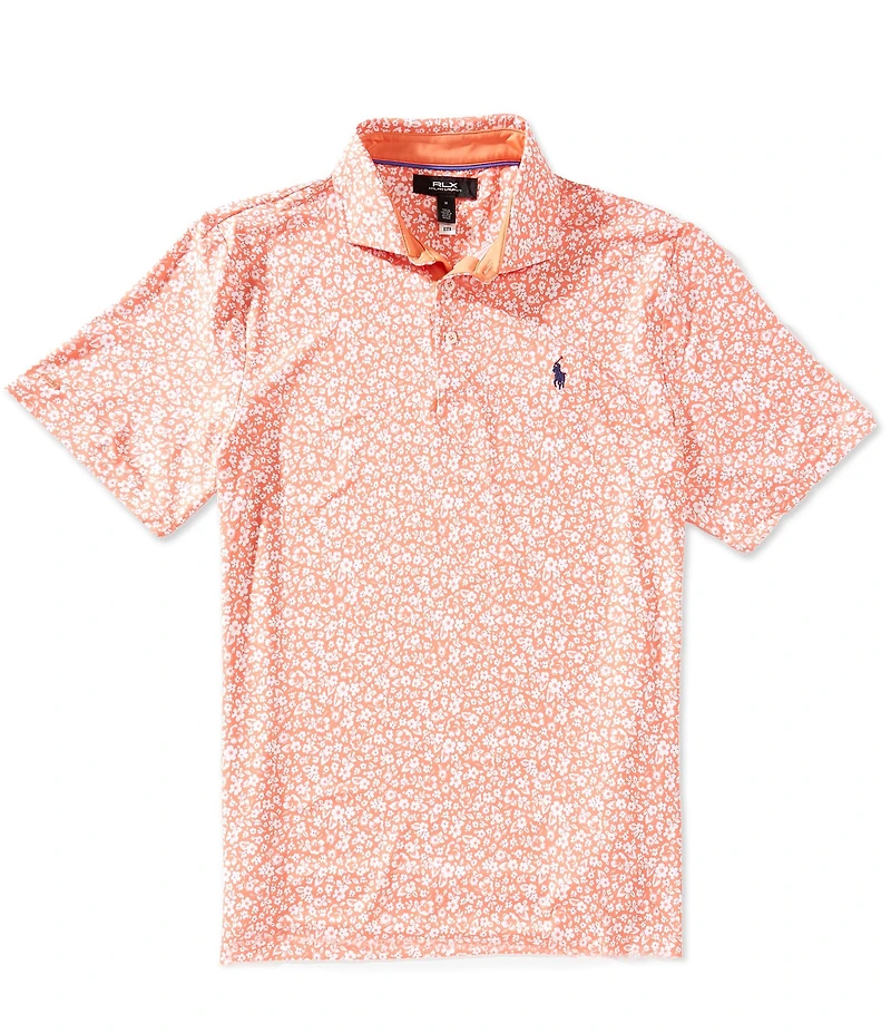 Polo Ralph Lauren RLX Golf Classic Fit Performance Hibiscus Print Short Sleeve Polo Shirt