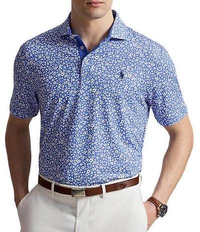 Polo Ralph Lauren RLX Golf Classic Fit Performance Hibiscus Print Short Sleeve Polo Shirt