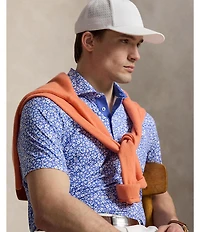 Polo Ralph Lauren RLX Golf Classic Fit Performance Hibiscus Print Short Sleeve Polo Shirt