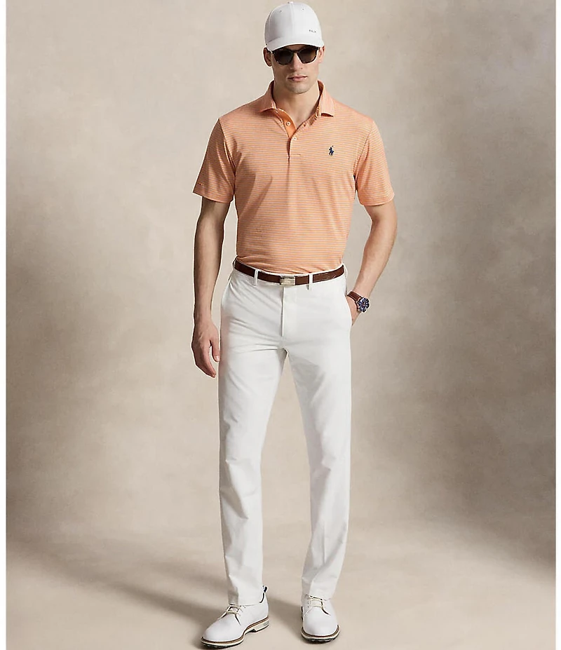 Polo Ralph Lauren RLX Golf Classic Fit Performance Thin Stripe Short Sleeve Polo Shirt