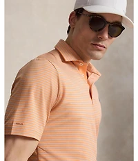 Polo Ralph Lauren RLX Golf Classic Fit Performance Thin Stripe Short Sleeve Polo Shirt
