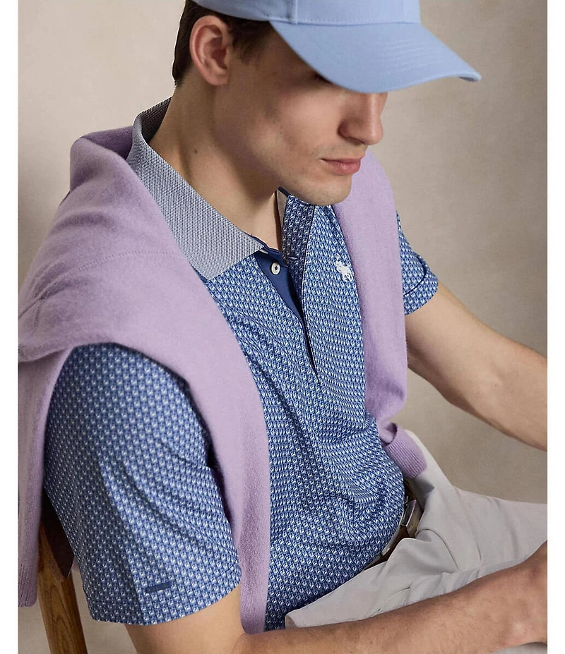 Polo Ralph Lauren RLX Golf Classic Fit Printed Short Sleeve Polo Shirt