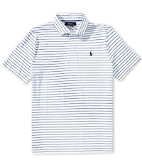 Polo Ralph Lauren RLX Golf Classic Fit Stripe Performance Short Sleeve Polo Shirt