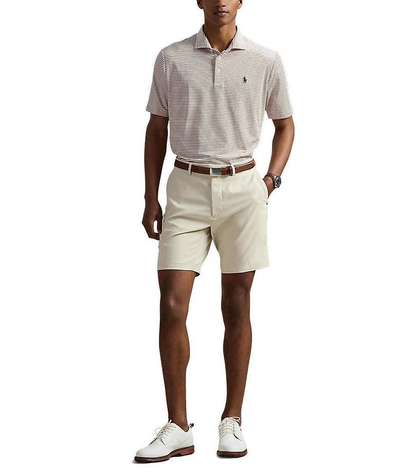 Polo Ralph Lauren RLX Golf Classic Fit Stripe Performance Stretch Short Sleeve Polo Shirt