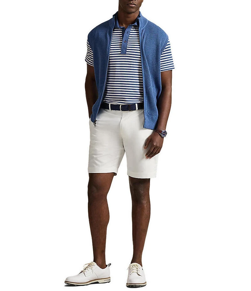 Polo Ralph Lauren RLX Golf Classic Fit Stripe Performance Stretch Short Sleeve Polo Shirt