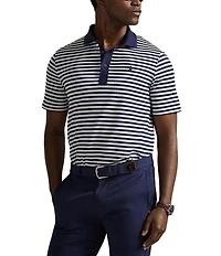 Polo Ralph Lauren RLX Golf Classic Fit Stripe Performance Stretch Short Sleeve Polo Shirt
