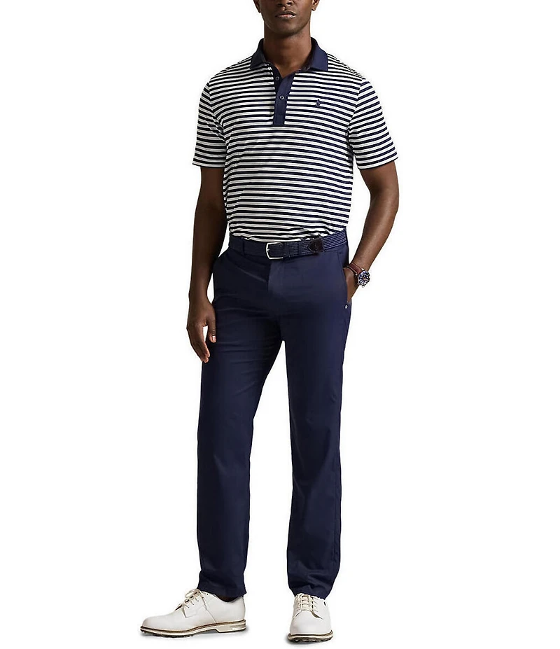Polo Ralph Lauren RLX Golf Classic Fit Stripe Performance Stretch Short Sleeve Polo Shirt