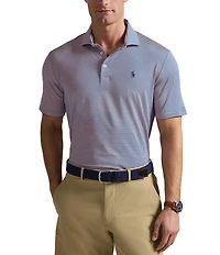 Polo Ralph Lauren RLX Golf Classic Fit Thin Stripe Performance Polo Shirt