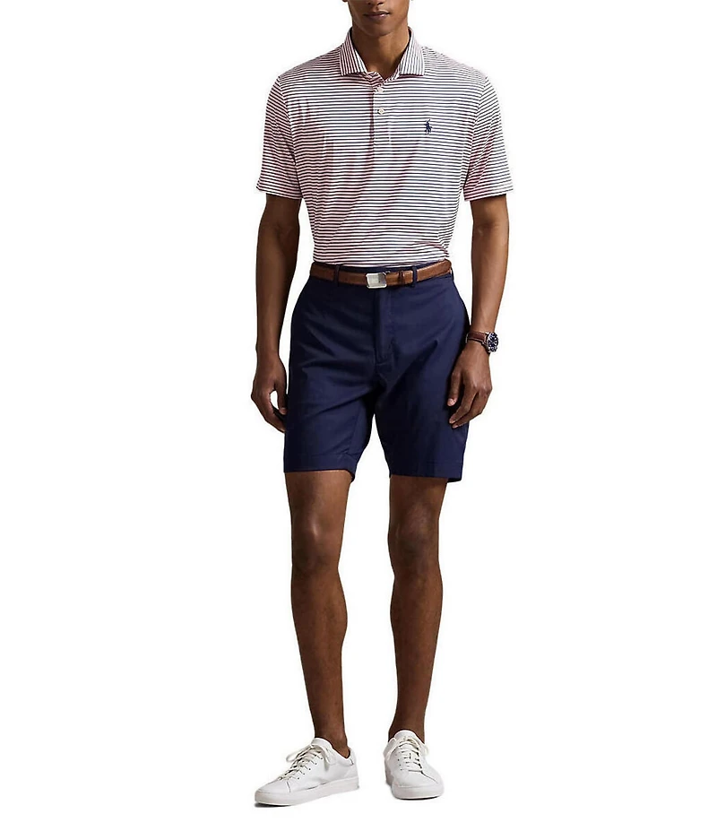Polo Ralph Lauren RLX Golf Classic Fit Thin Stripe Performance Stretch Short Sleeve Polo Shirt