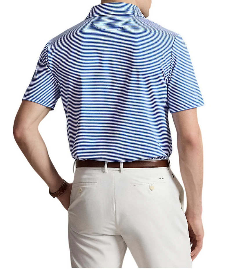 Polo Ralph Lauren RLX Golf Classic Fit Thin Stripe Short Sleeve Polo Shirt