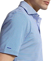 Polo Ralph Lauren RLX Golf Classic Fit Thin Stripe Short Sleeve Polo Shirt