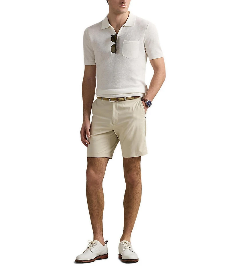Polo Ralph Lauren RLX Golf Mesh-Knit Performance Stretch Short Sleeve Sweater Polo Shirt