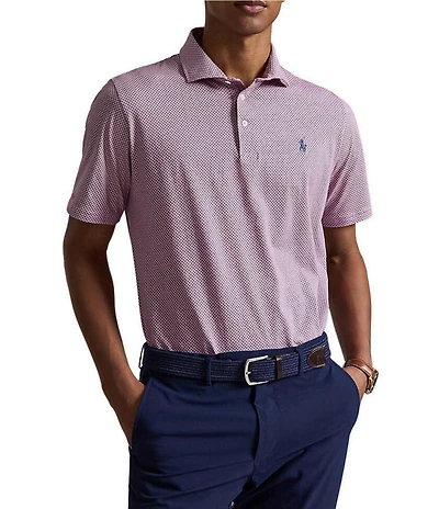 Polo Ralph Lauren RLX Golf Mini Print Short Sleeve Polo Shirt