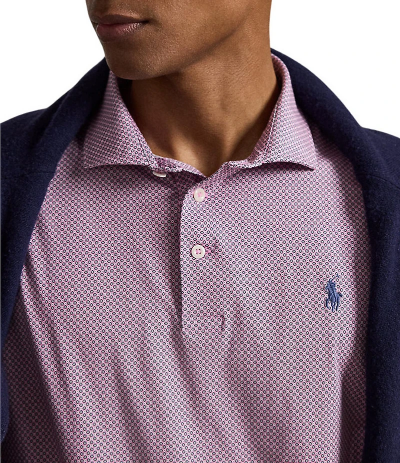 Polo Ralph Lauren RLX Golf Mini Print Short Sleeve Polo Shirt
