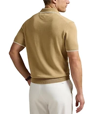 Polo Ralph Lauren RLX Golf Performance Cotton-Blend Short Sleeve Polo Sweater