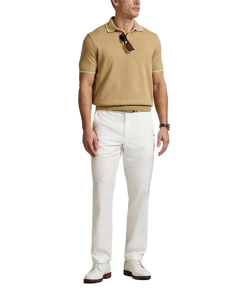 Polo Ralph Lauren RLX Golf Performance Cotton-Blend Short Sleeve Polo Sweater